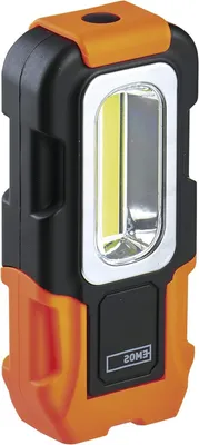 Productafbeelding van COB LED zaklamp met magnetische voet en haken - werkplaatslamp met 180 lumen