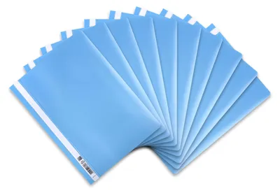 Produktbild von Oxford Schnellhefter A4, aus Kunststoff, hellblau, 10 Stück