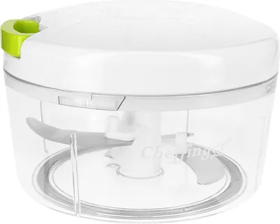 Produktbild von Cheffinger, Kompakter Manuelles Zerkleinerer mit Zugmechanismus, Weiß