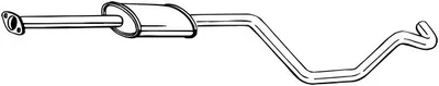 Produktbild von BOSAL 284-617 Mittelschalldämpfer Schalldämpfer für OPEL Astra J Sports Tourer (P10) ASTRA J Astra J GTC (P10) ASTRA J Stufenheck für VAUXHALL