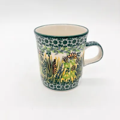 Produktbild von Becher Handgefertigte Bunzlauer Keramik Tasse, Becher 150 ml