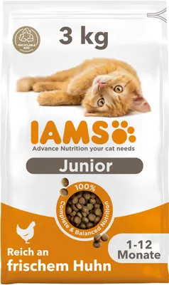 Productafbeelding van IAMS Junior kattenvoer, droogvoer voor kittens, 3 kg, met kip