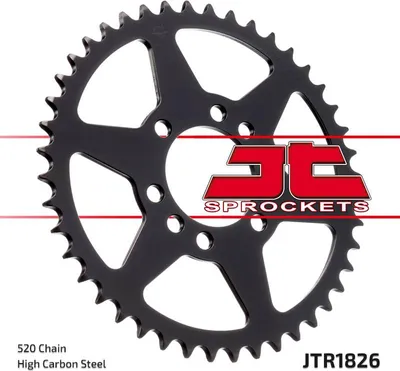 Productafbeelding van Achtertandwiel 4302 41 voor Suzuki LTZ 400 Quadsport '03-'08 (430241JT) (kettingmaat 520)