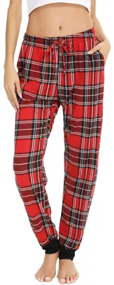 Produktbild von Damen Pyjamahose mit Karomuster