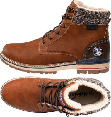 Produktbild von Nebulus Winterstiefel mit Warmfutter ROVER Herren, warme und praktische Stiefel , Übergangsschuhe , P5708 - Herren, hellbraun, 47