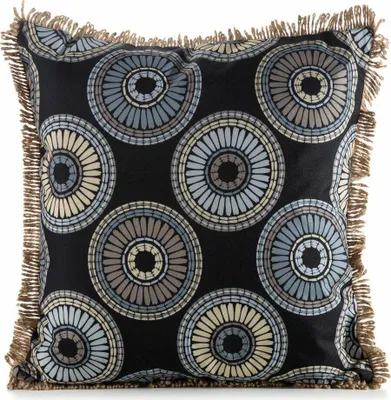 Produktbild von Eurofirany Kissenbezug GARDEN 45x45 cm schwarz-beige Kissenhülle