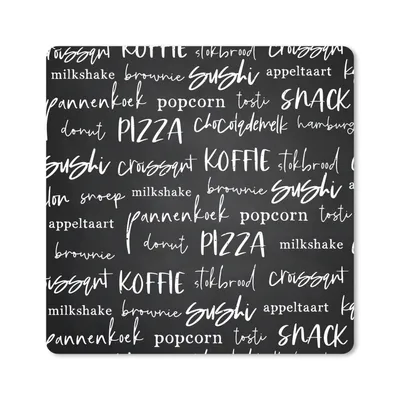 Produktbild von MuchoWow® Mauspad Mousepad Küche - Lebensmittel - Muster 30x30 cm - Mousepads - Maus Mat - Pad - Mausunterlage - Gaming