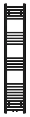 A black radiator with horizontal bars against a white background.