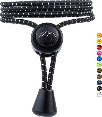Produktbild von EVEREST FITNESS 5er Set Elastische Schnürsenkel ohne binden Kinder - 5x Gummi Schnürsenkel Schnellverschluss elastisch - 5 Gummischnürsenkel -