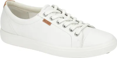 Produktbild von Ecco SOFT 7 LADIES Damenschuhe - sportliche Schnür- Halbschuhe weiß NEU