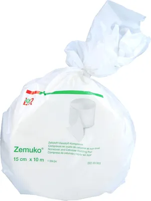 Obrázok produktu pre Zemuko compress rolled 15 cm x 10 m, 1 ks kompresov