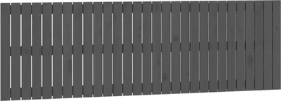 Obrázek produktu pro vidaXL Nástěnné čelo šedé 185x3x60 cm Masivní borovicové dřevo