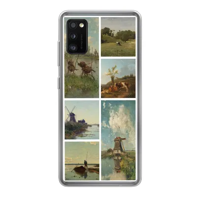 Produktbild von MuchoWow® Handyhülle Schutzhülle Hülle für Samsung Galaxy A41 Kunst - Collage - Niederlande Silikon Softcase Handy Hülle - Mobiltelefon