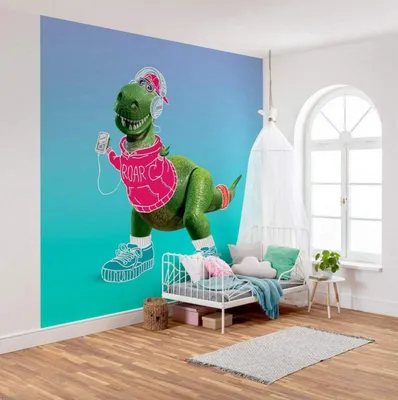 Zdjęcie produktu dla Tapeta flizelinowa Komar "Toy Story Roar" - rozmiar: 300 x 280 cm (szerokość x wysokość) - 6 paneli