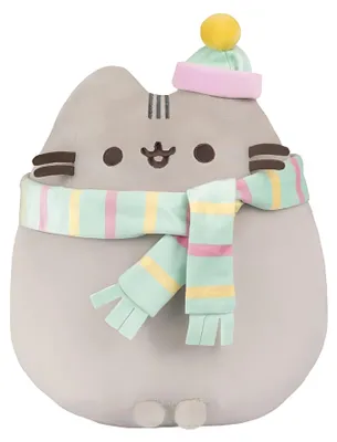 Zdjęcie produktu dla Pusheen Pluszowa Maskotka Kot w Zimowym Szaliku i Czapce