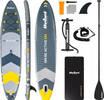 Produktbild von SUP aufblasbares Schwimmbrett Dropstitch 350 cm Paddelset
