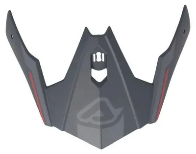 Image de Casque jet Acerbis Aria - Gris/Rouge
