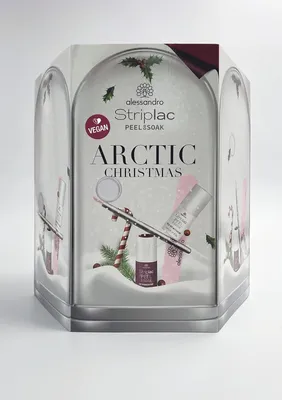 Produktbild von alessandro SPA Striplac Arctic Peel or Soak Adventskalender mit 24 Türchen, Geschenk-Set, VEGAN