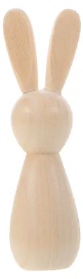 Produktbild von Unbemalte Holz-Osterhasen für DIY-Dekoration aus Naturholz zum Bemalen und Basteln für die Osterfeiertage