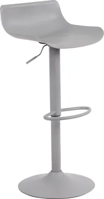 Produktbild von TPFLiving Barhocker Averna Gestell Metall Kunststoff Grau