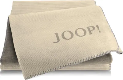 Produktbild von JOOP!MELANGE-DF Kuscheldecke Wohndecke 150 x 200 Zierstich Cashew-Kastanie