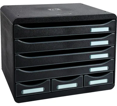 Immagine prodotto di Exacompta STORE-BOX MINI cassettiera 307714D 7 cassetti nero