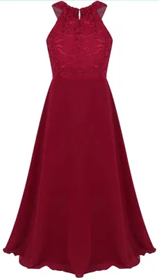 Produktbild von Elegantes Spitzenkleid für Mädchen Kinder Gr. 164 Cm – Perfekt für festliche Anlässe, Hochzeit Party Taufe Langes Kleid
