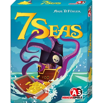 Produktbild von ACUD0006 - 7 Seas, Kartenspiel, für 2-4 Spieler, ab 8 Jahren (DE-Ausgabe)