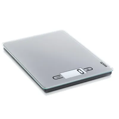 Produktbild von Exacta 65108 Touch Elektronische KÃ1/4chenwaage mit LCD-Infodisplay, Messbereich bis 5 kg, Glas-Wiegeschale, Zuwiegefunktion, Automatische Abschaltung