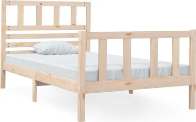 Produktbild von vidaXL Massivholzbett 90x190 cm