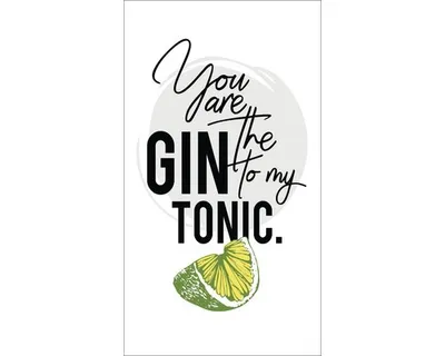 Produktbild von Decopanel Gin To my Tonic 15x30 cm