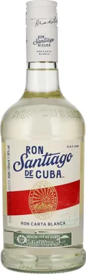 Produktbild von Santiago de Cuba Weisser Rum D.O.P. Cuba Ron Carta Blanca 38%vol Spirituosen
