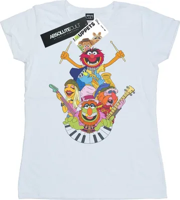 Produktbild von Disney - "The Muppets Dr Teeth And The Electric Mayhem" T-Shirt für Damen BI49754 (S) (Weiß)