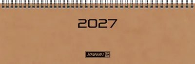 Produktbild von 2027 BRUNNEN Querterminbuch33x10cm bn Register