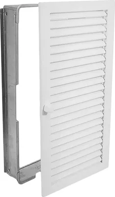 Produktbild von Warmluftgitter WGHK 2345 W Hochkant Weiss 230 x 450mm Zuluft Abluftgitter