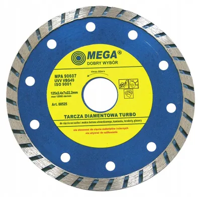 Image de Disque turbo diamant (mat) 125*2,4*7,0*22,2