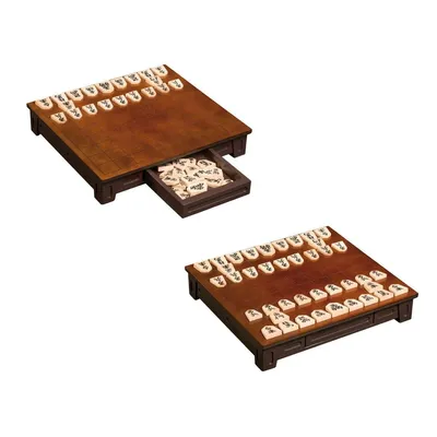 Produktbild von Shogi Brettspiel aus Holz – Japanisches Schach für 2 Spieler