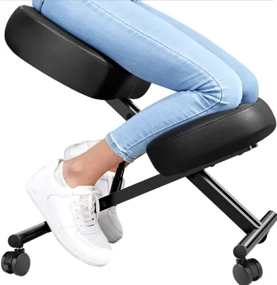 Produktbild von Kniehocker Ergonomischer Bürostuhl, feststellbaren Rollen, höhenverstellbar