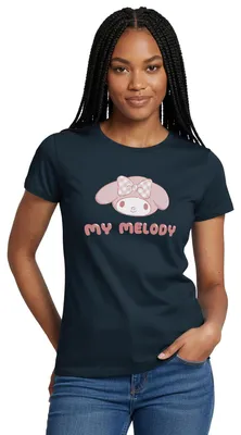 Produktbild von Spreadshirt My Melody Portrait Frauen T-Shirt, L, Navy