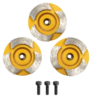 Zdjęcie produktu dla Diamentowa tarcza szlifierska Eibenstock Ø 44 mm zestaw 3 tarcz do betonu