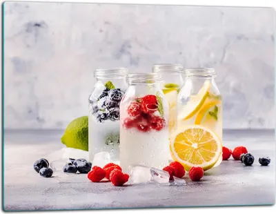 Produktbild von Glasschneidebrett Herdabdeckplatte Glaskeramikkochfeld Universal 52x40 cm Essen Obst