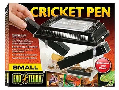Produktbild von Exo Terrra Cricket Pen, Behälter mit Spenderröhrchen, Pflegeset für Grillen, groß, 21 x 30 x 19,5cm
