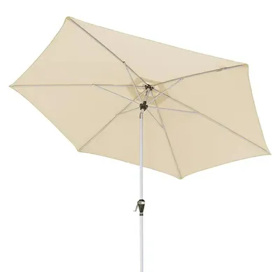 Produktbild von Doppler Active 320 Auto-Tilt, Terrassenschirm, Sechseck, Naturfarben, Stoff, Polyester, Stahl, Aluminium