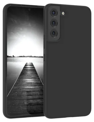 Produktbild von EAZY CASE Silikonhülle für Samsung Galaxy S22 Plus 5G Silikon Backcover Schutz in Schwarz
