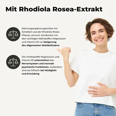 Obrázok produktu pre Rhodiola Rosea Kapsule 200 mg, 60 kapsúl KAP