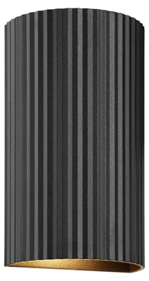 Produktbild von Brilliant 80940/06 Undula Wandleuchte, 2-flammig Aluminium schwarz Geeignet für LED-Leuchtmittel