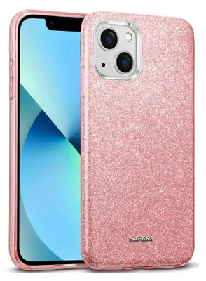 Produktbild von Handy Case für iPhone 13 Hülle Glitzer Cover TPU Schutzhülle, Rosegold