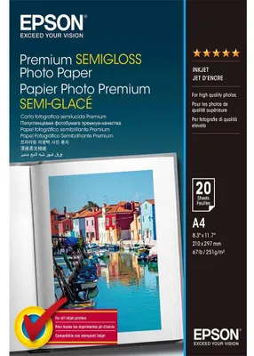 Zdjęcie produktu dla Epson Premium Semigloss Photo Paper