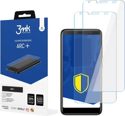 Produktbild von 3mk Display Schutzfolie ARC+ für HTC Wildfire E Lite  0,17mm Self-Heal (2 Stück)