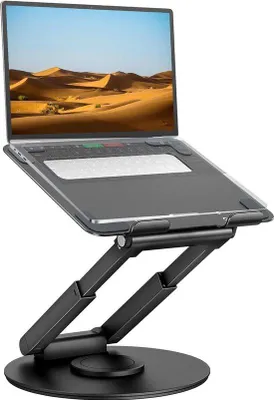 Produktbild von Famanu Laptopständer - Ergonomisch, höhenverstellbar, 360° drehbar - für alle Laptops
